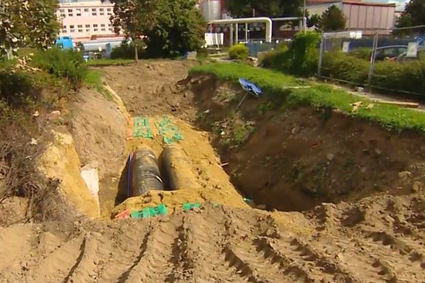obrázek: První etapa výměny parovodu za horkovod v Olomouci je skoro hotová. Pokračovat se bude za rok