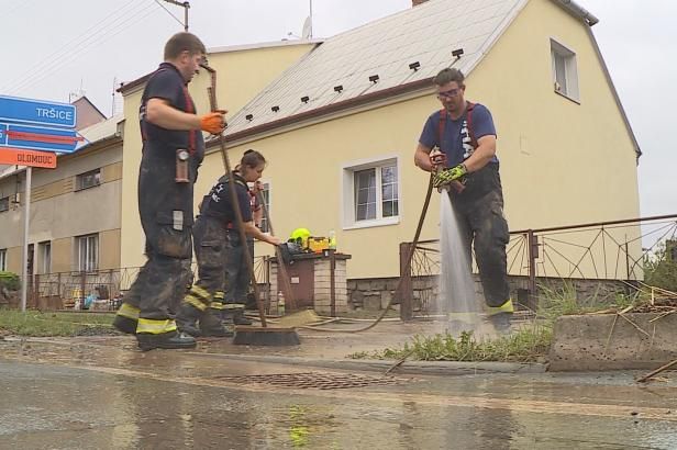 obrázek: Ráno byly rozvodněné některé toky. Kvůli dešti se mohou zvedat znovu