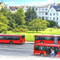 Budějovická MHD posiluje flotilu: 27 nových elektrobusů do roku 2028