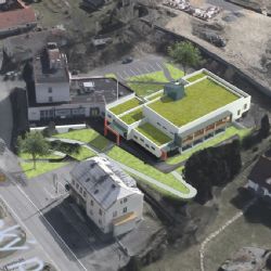 Bývalý kulturní dům v Červeném Hrádku se mění na dostupné bydlení. Nabídne 18 městských bytů