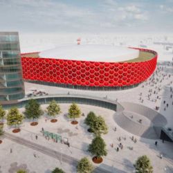 Nová Velkomoravská: Hala pro 7 500 lidí míří do další fáze