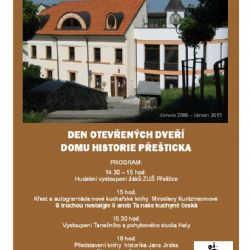 Dům historie Přešticka slaví 15 let od svého otevření veřejnosti