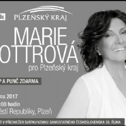 Přijďte v pátek 27. října na koncert Marie Rottrové pro Plzeňský kraj