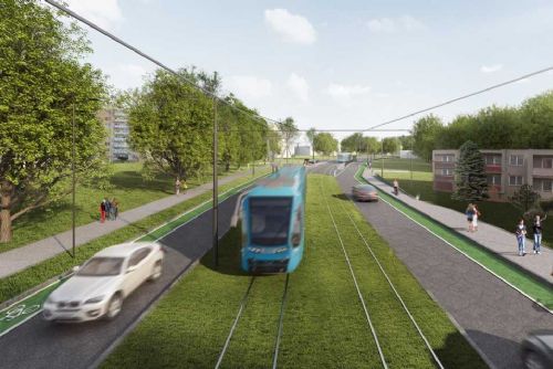Foto: Tři projekty změní Porubu: tramvaj, nová čtvrť pro 2000+ lidí a spoj na D1