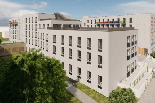 obrázek:Ostravská univerzita staví moderní koleje, kapacita vzroste na 1 180 studentů