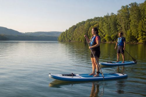 obrázek:Na paddleboard kousek od Ostravy