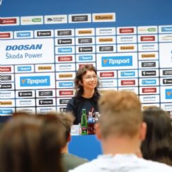 Doosan Arena otevřela své zákulisí. O prohlídky stadionu je obrovský zájem