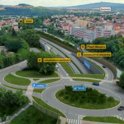 Plzeň chce nejdřív dokončit východní okruh ke Slovanům. Průtah městem se odsouvá