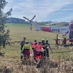 Školačka nešťastně spadla z koně, letěl pro ni vrtulník
