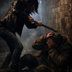 Žena podle obžaloby udeřila bezdomovce tyčí a vypíchla mu oko, hrozí jí deset let